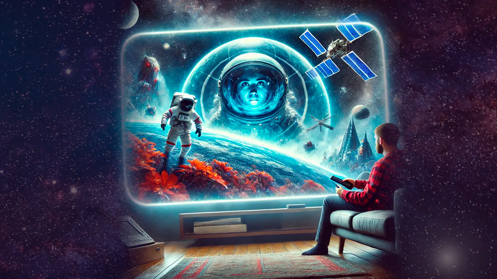 Un profético vistazo al mundo de la televisión, el deporte y el cine