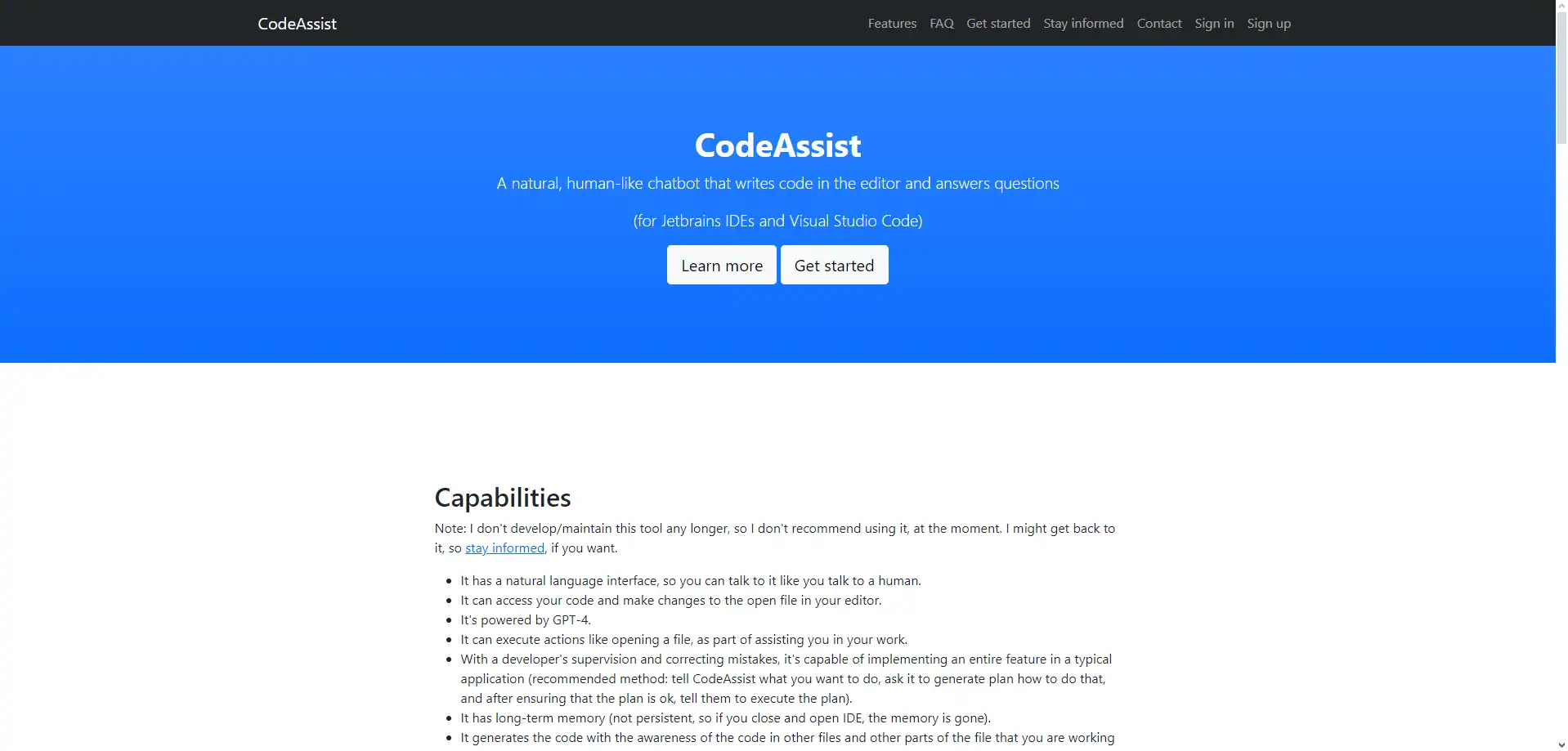 Captura de pantalla de CodeAssist