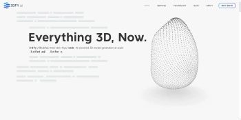 Captura de pantalla del sitio de 3DFY