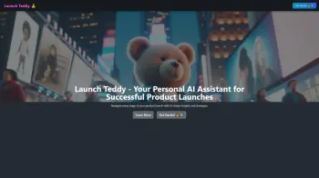 Captura de pantalla del sitio de Launch Teddy