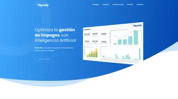 Captura de pantalla del sitio de Paymefy